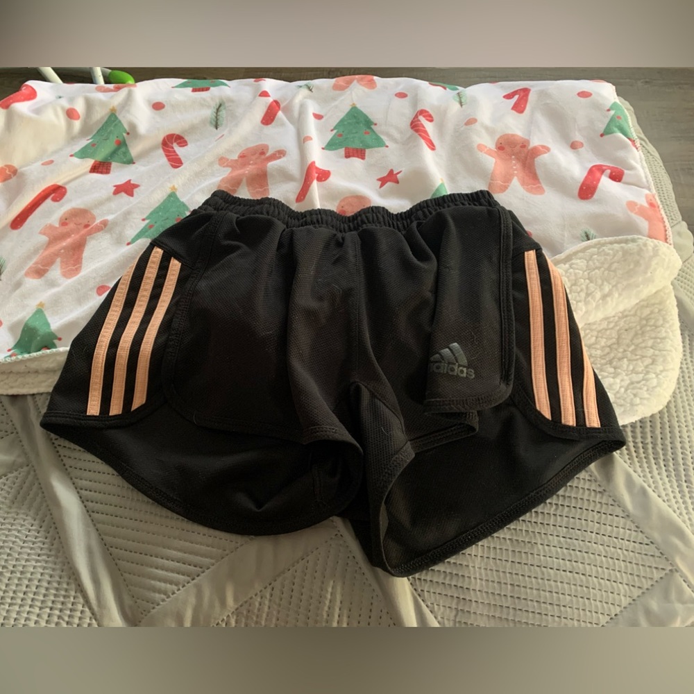 Black Small adiads shorts & Black Medium Northface